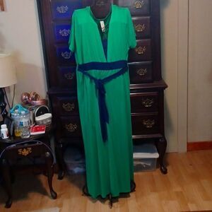 avon green dress Avon | Dresses | Avon Womens Dress Green Black Marled With High Low Hem Vneck Size Sp